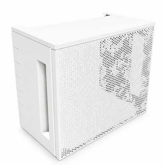 Cache climatiseur, atole aluminium thermolaqué, blanc, l.100 x h.80 x p.54 cm