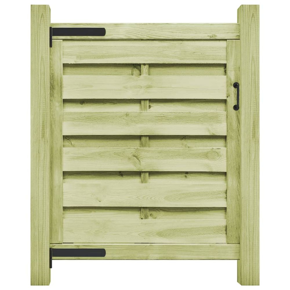 Portillon bois de pin imprégné 100x100 cm vert