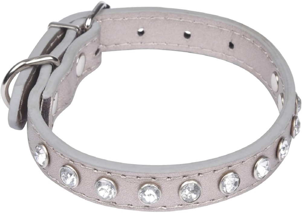 Collier chien strass