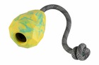 Jouet à lancer en caoutchouc huck-a-cone™ pour tirer, lancer, attraper. Couleur: lichen green (jaune), taille unique