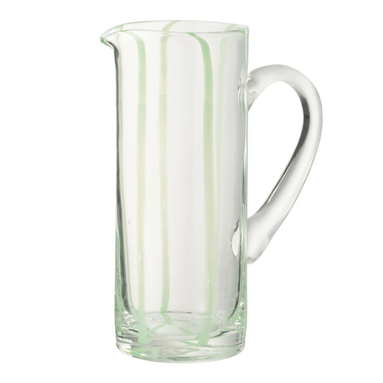 Carafe rayures en verre