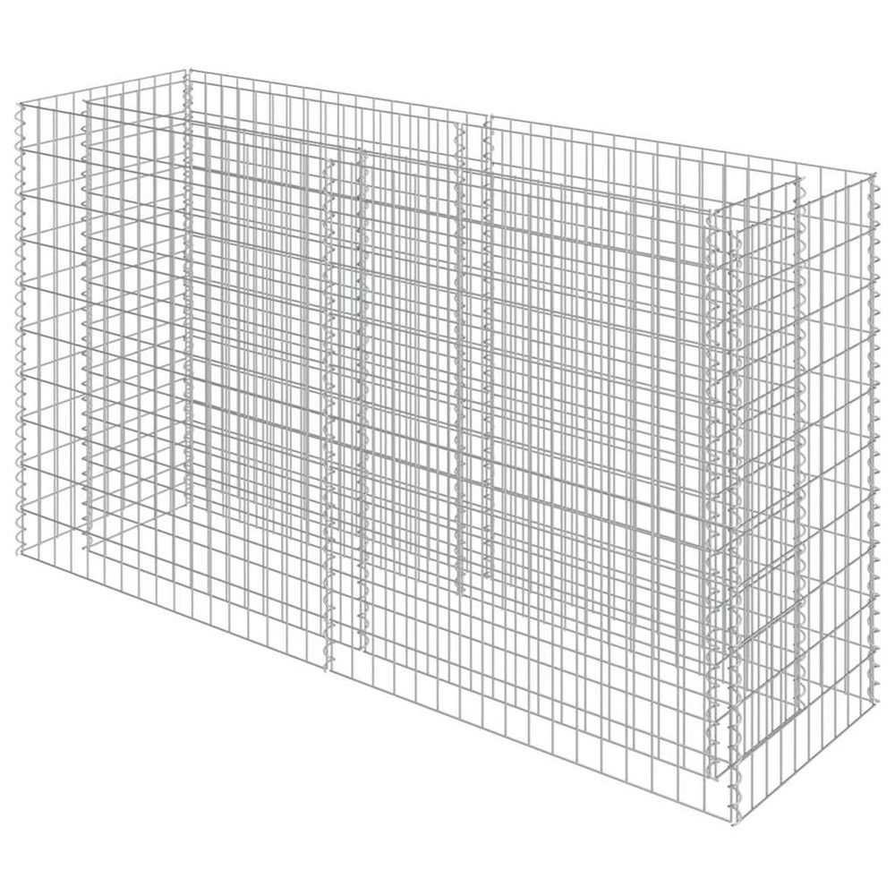 JARDINIERE GABION ACIER 3-(862570)