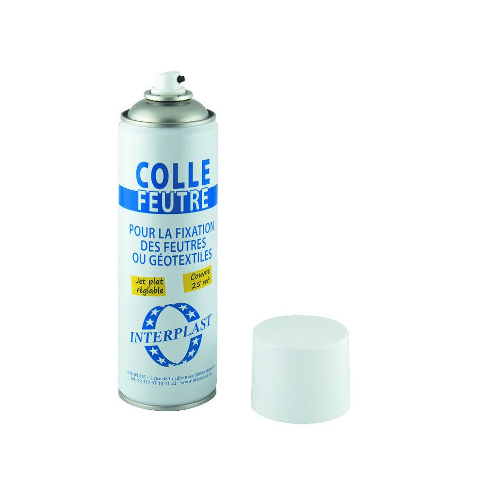 Colle aérosol 500 ml pour feutre / géotextile de liner de piscine – interpl