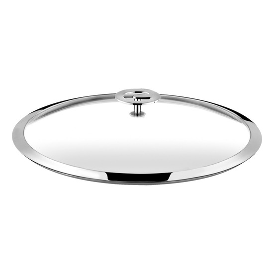 Universel - couvercle 20cm verre trempé et inox