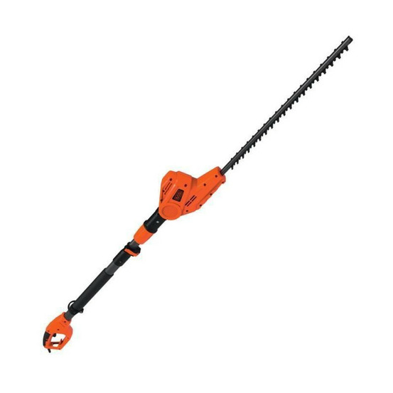 Black + decker taille-haies longue portee - 550 w