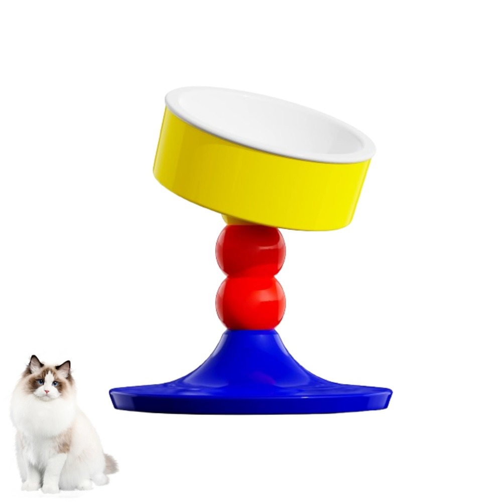 Gamelle surélevée réglable chat/chien - céramique