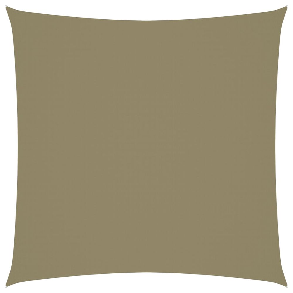 Vvoile toile d'ombrage parasol tissu oxford carré 4,5 x 4,5 m beige