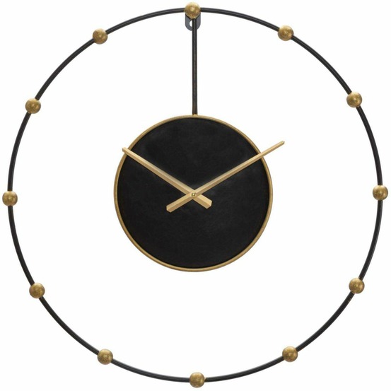 Horloge en métal pearl 61 x 4.5 cm