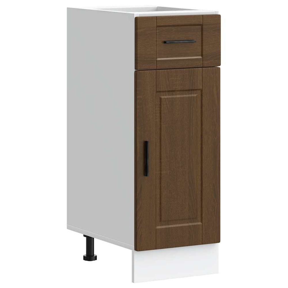 Armoire de cuisine porto chêne marron bois d'ingénierie