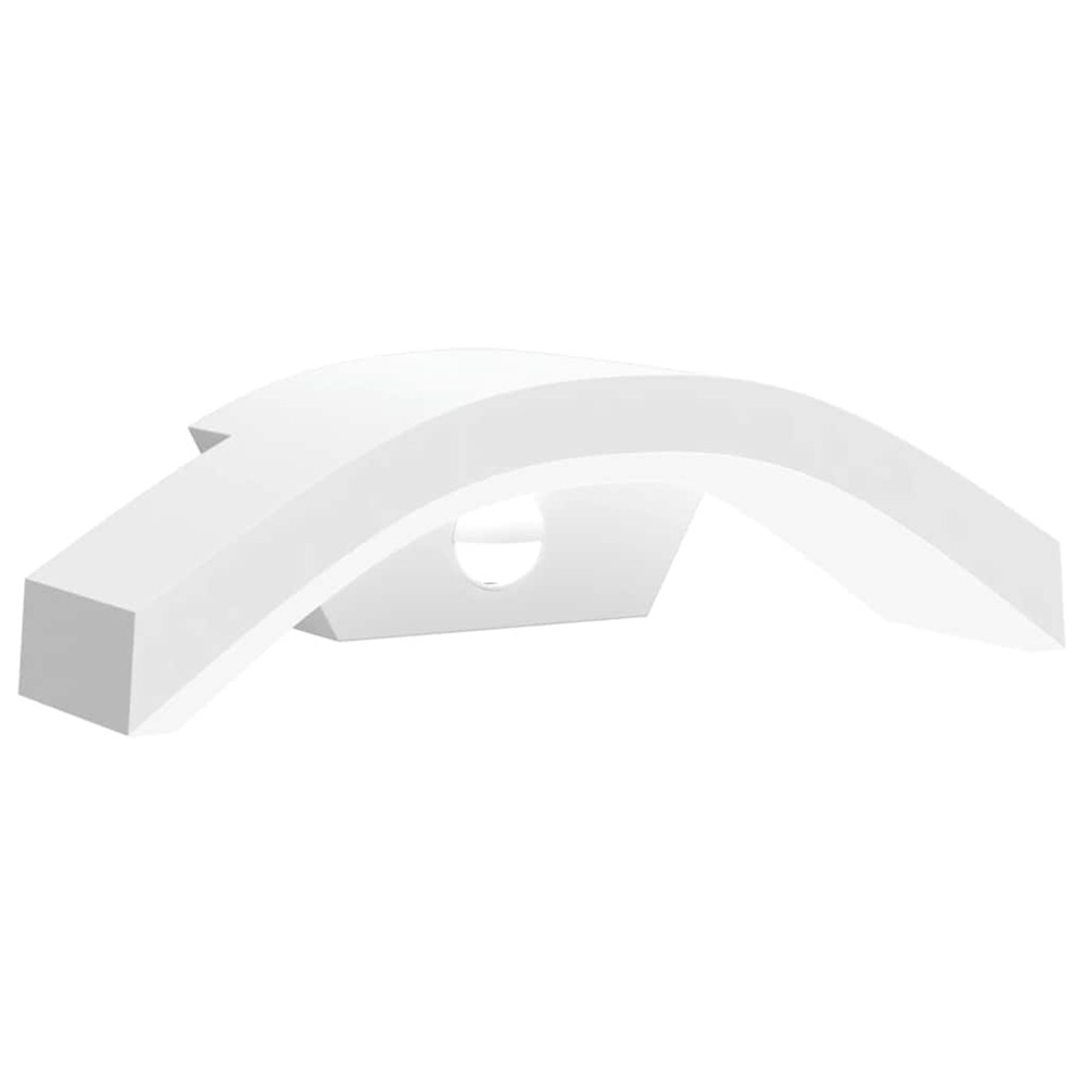 Applique murale led d'extérieur avec capteurs blanc