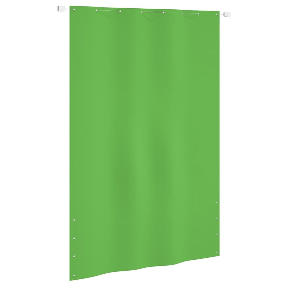 Écran de balcon vert clair 160x240 cm tissu oxford