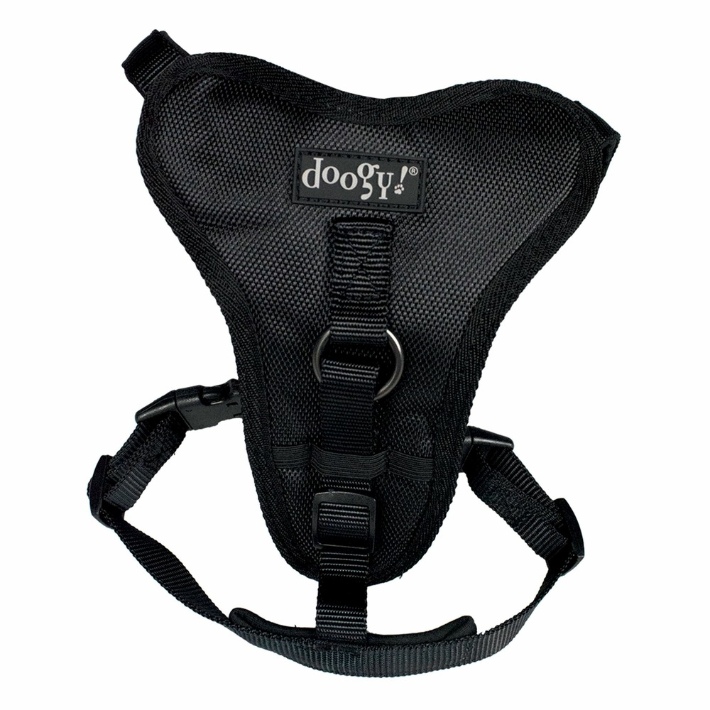 Harnais nylon chien classica noir doogy taille : m