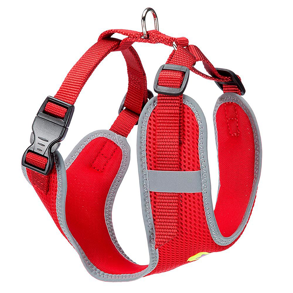 Ferplast harnais chien taille moyenne nikita m, harnais pour chien respirant, rembourré et ajustable, facile à porter, bords