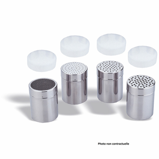 Saupoudreuses en inox trous ø 2 à 4 cm - pujadas
