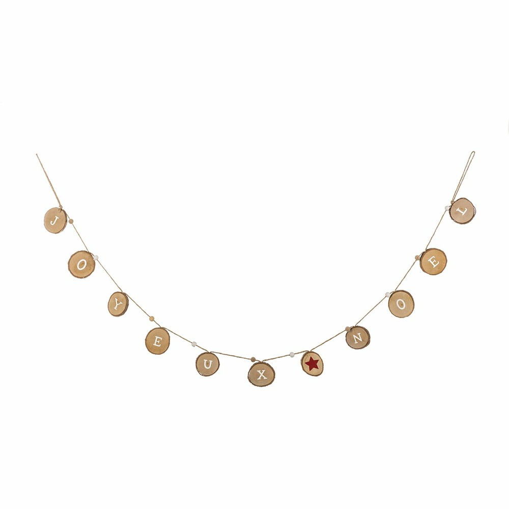 Guirlande de noël design rondin jeanne