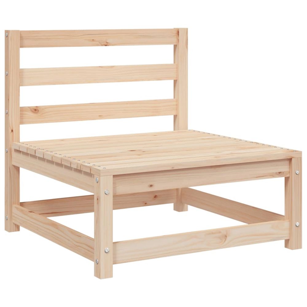 Canapé de jardin sans accoudoirs 70x70x67 cm bois de pin massif