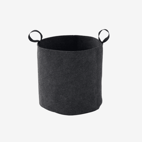 Sac feutre geotextile 40cm gris anthracite