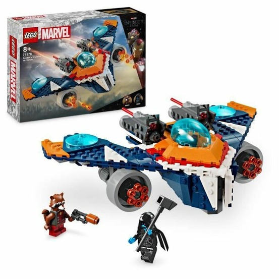 Lego marvel le vaisseau spatial de rocket contre ronan