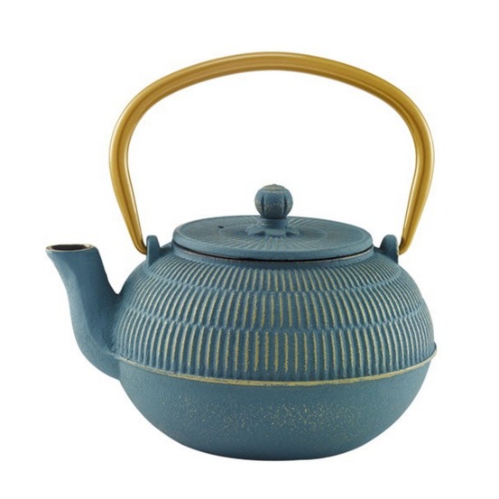 Théière en fonte0.9l bleu - 16409354