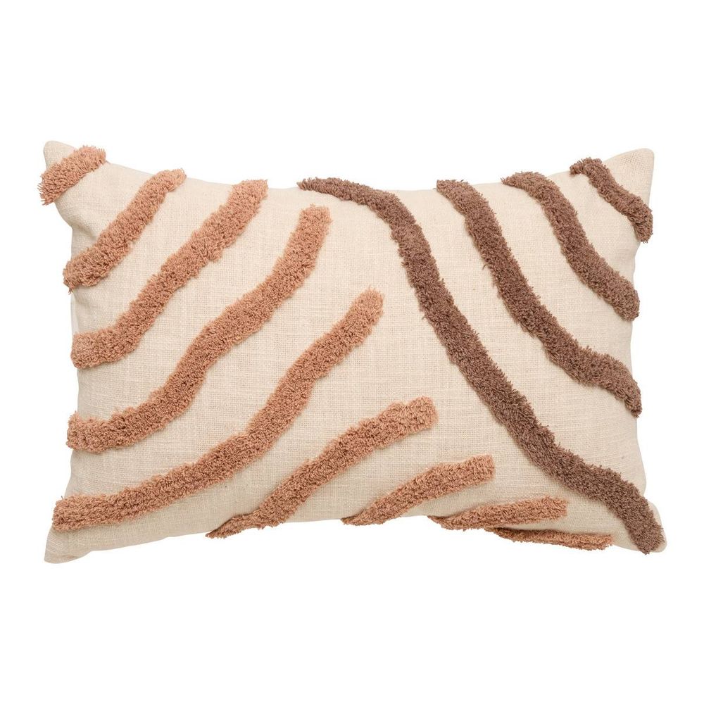 Coussin hawki rectangulaire 38x58cm marron