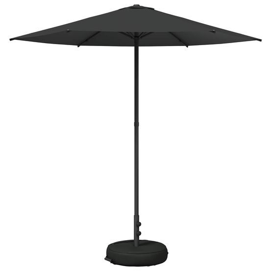 Parasol de jardin avec base 230 x 230 cm polyester