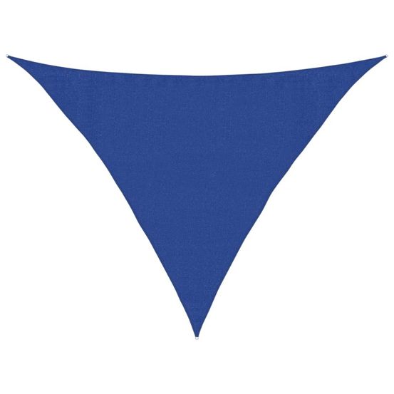 Voile d'ombrage 160 g/m² bleu 3,5x3,5x4,9 m pehd