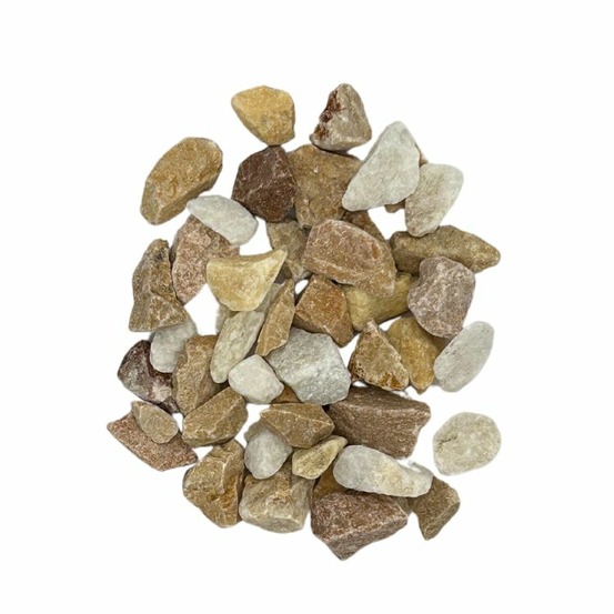 Pack +/- 1t (2 x 500kg) gravier de marbre rose du portugal eco ø 8/16mm - livraison standard