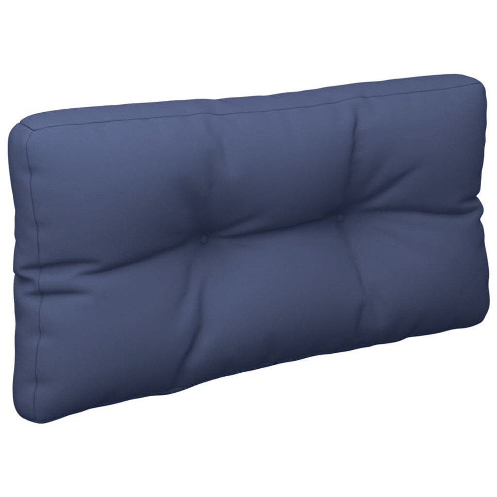 Coussin de palette bleu marine 70x40x12 cm tissu oxford