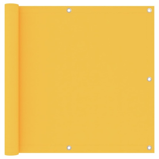 Écran de balcon jaune 90x600 cm tissu oxford