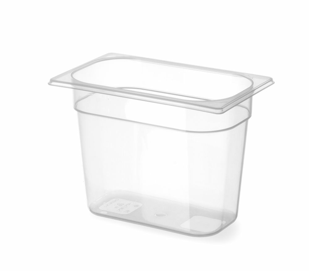 Bac gastronorme profi line gn 1/4 2,8l transparent 265x162x(h)100 mm - hendi