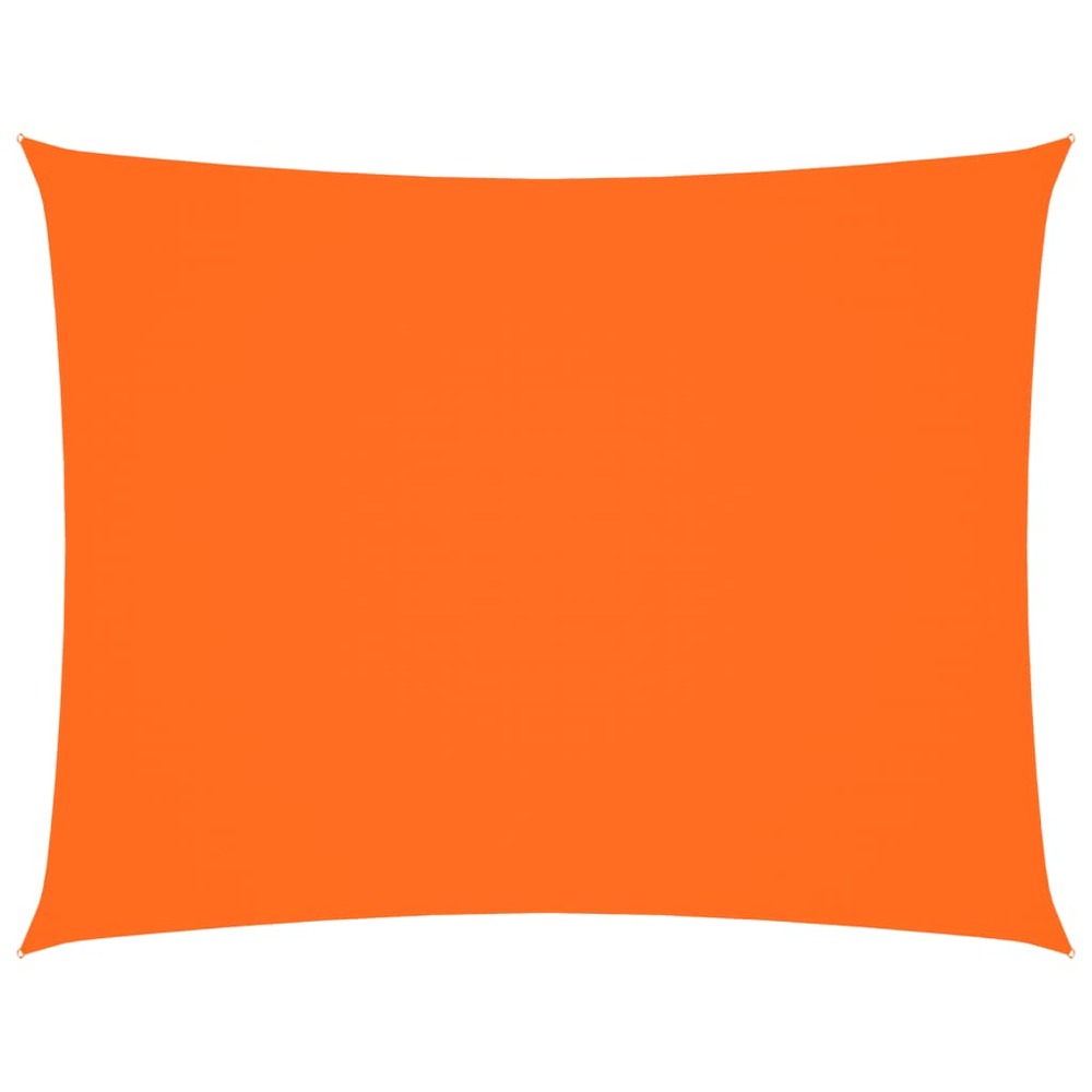 Voile de parasol tissu oxford rectangulaire 2,5x3,5 m orange