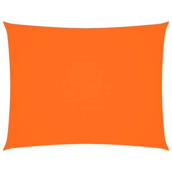 Voile de parasol tissu oxford rectangulaire 2,5x3,5 m orange