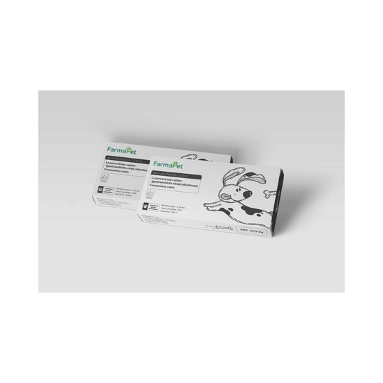 Test rapide 2 en 1 détection maladie digestives du chien - farmapet 10 tests