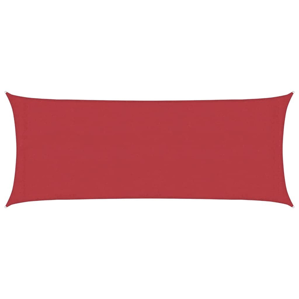 Voile d'ombrage 160 g/m² rouge 2x5 m pehd