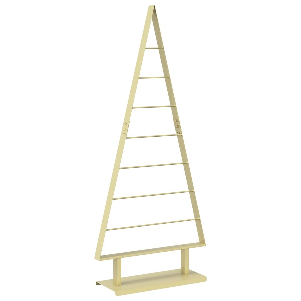 Arbre de noël en métal kuopio 125 cm acier doré