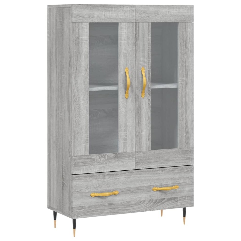 Buffet bahut commode armoire meuble de rangement organisateur cuisine salle de séjour salon haut sonoma 69,5 x 31 x 115 cm bo