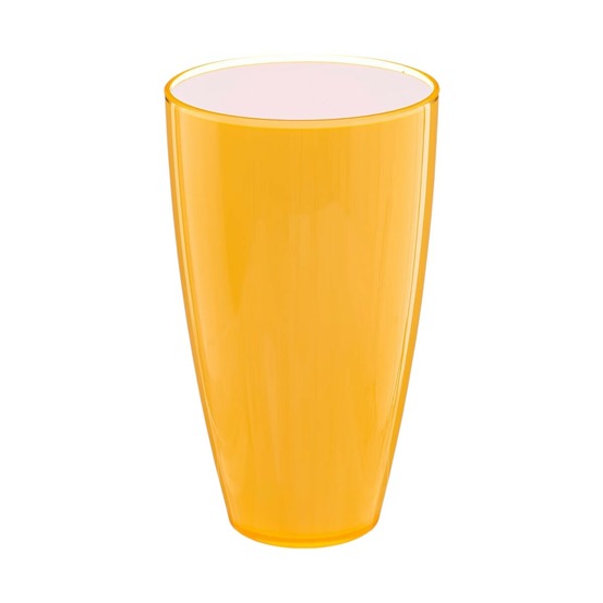 Verre 14 cm collection pastel moutarde