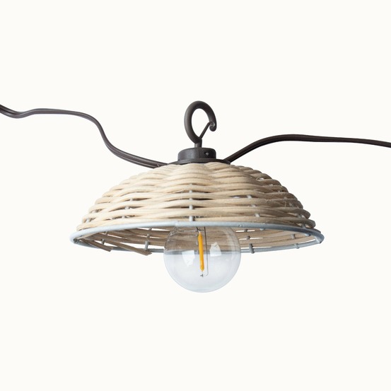 Guirlande solaire bali - 3m led blanc chaud