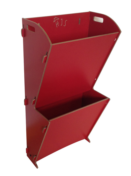 Jardinière murale à deux étages