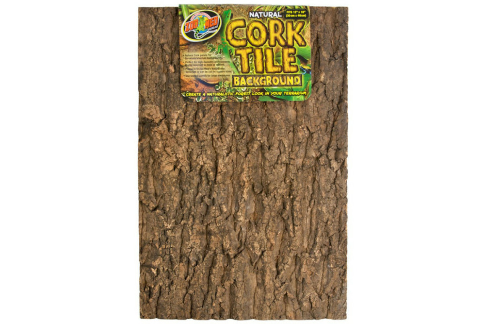 Natural cork tile background - décor de fond en liège - 30 x 46 cm pour terrarium