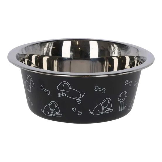 Gamelle en acier inoxydable pour chiens à longues oreilles 4 000 ml