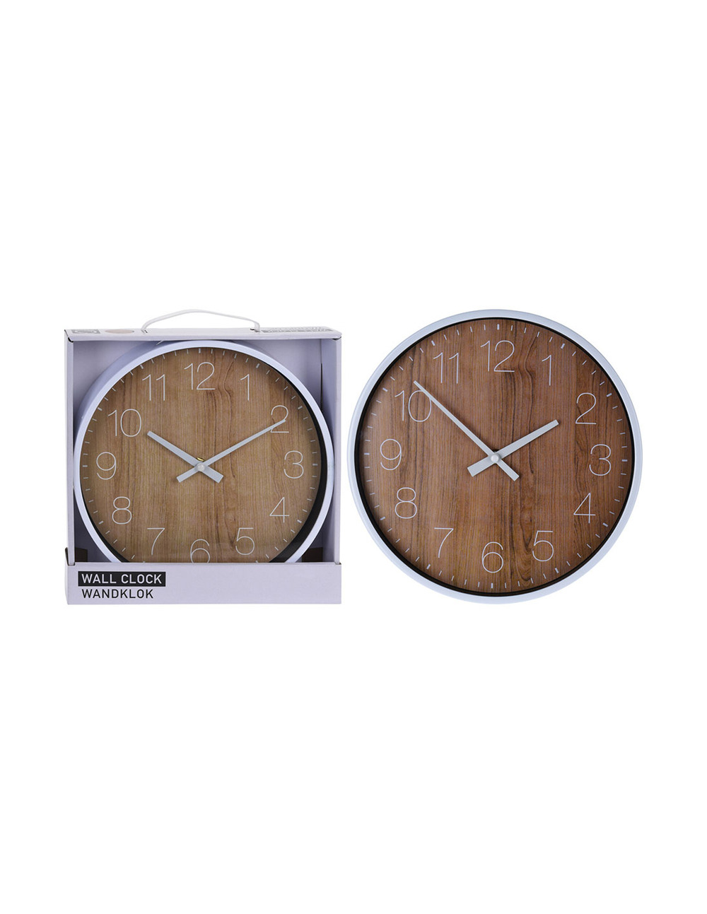 Horloge murale en effet bois de ø25cm. - segnale