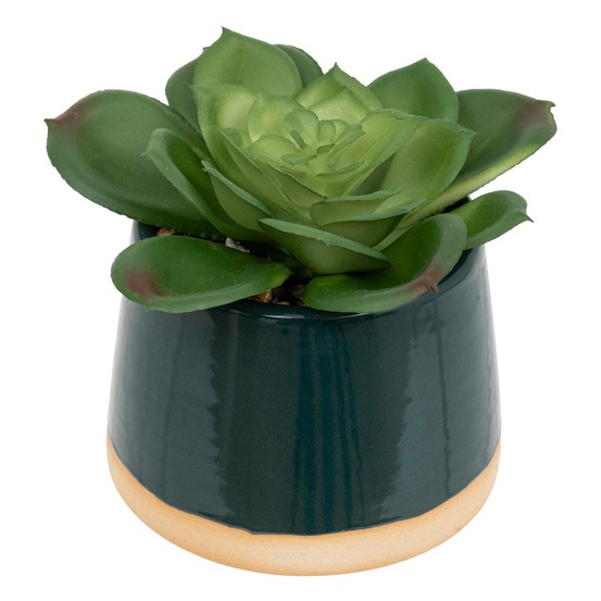 Plante artificielle pot céramique h12cm