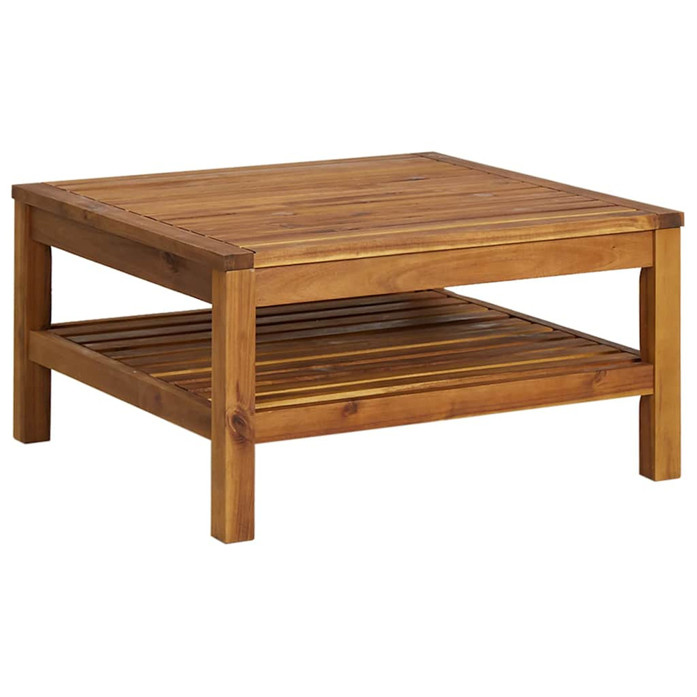 Table basse 65x65x35 cm bois d'acacia solide