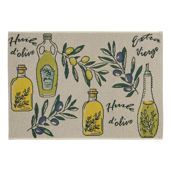 Tapis de cuisine garrigue 90x60cm antidérapant