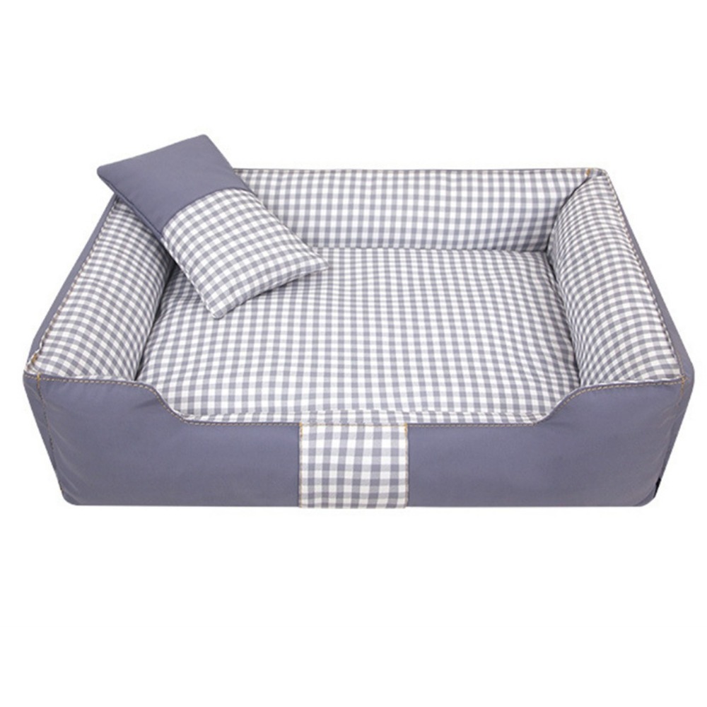 Panier d'hiver pour chiens de petite et moyenne taille - panier , amovible, lavable, imperméable - 60cmx50cmx15cm