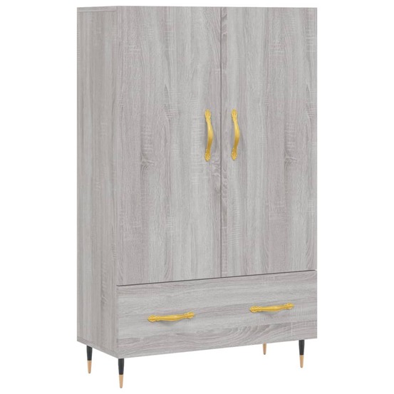 Buffet bahut commode armoire meuble de rangement organisateur cuisine salle de séjour salon haut sonoma 69,5 x 31 x 115 cm bo