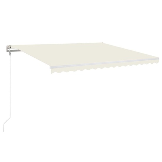 Auvent rétractable automatique 450x350 cm crème