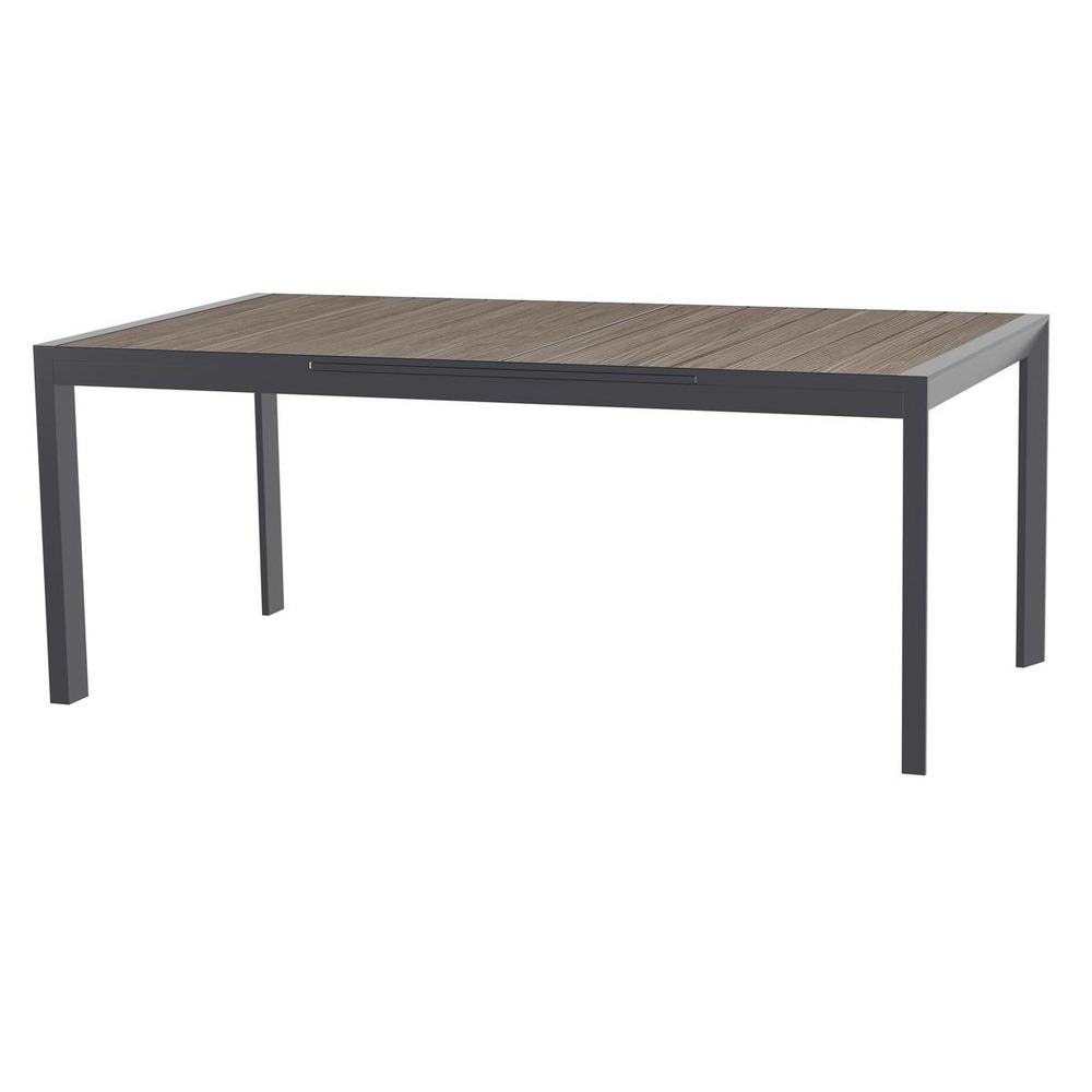 Table de jardin extensible évasion seigle & graphite