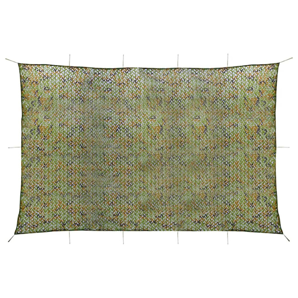 Filet de camouflage avec sac de rangement 6x7 m vert
